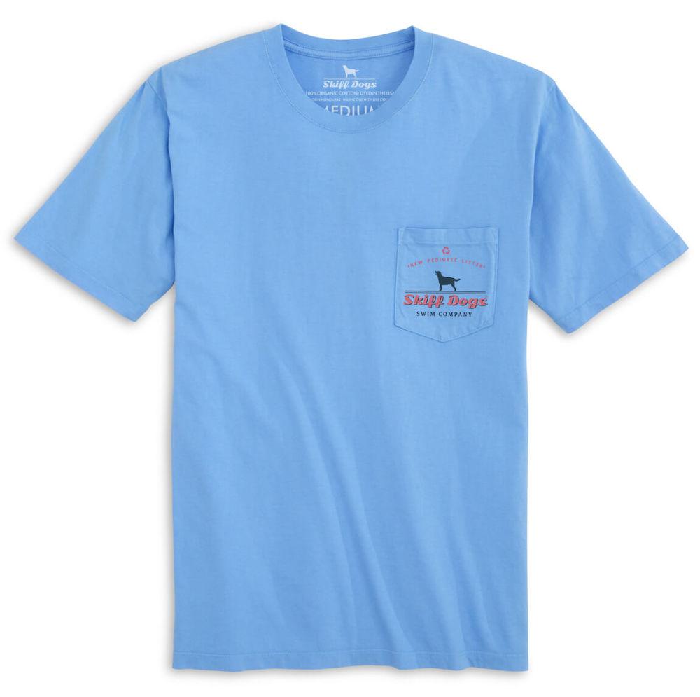 
                  
                    Load image into Gallery viewer, Skiff Dogs: Short Sleeve T-Shirt - Light Blue
                  
                