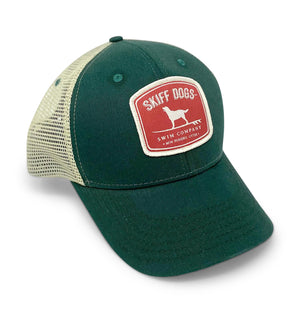 
                  
                    Load image into Gallery viewer, Hang Ten Hound: Badged Trucker Cap - Spruce
                  
                