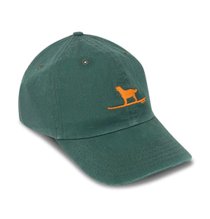 
                  
                    Load image into Gallery viewer, Hang Ten Hound: Embroidered Twill Cap - Spruce
                  
                