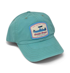 
                  
                    Load image into Gallery viewer, Skiff Dogs Logo: Badged Twill Cap - Gulf Aqua
                  
                