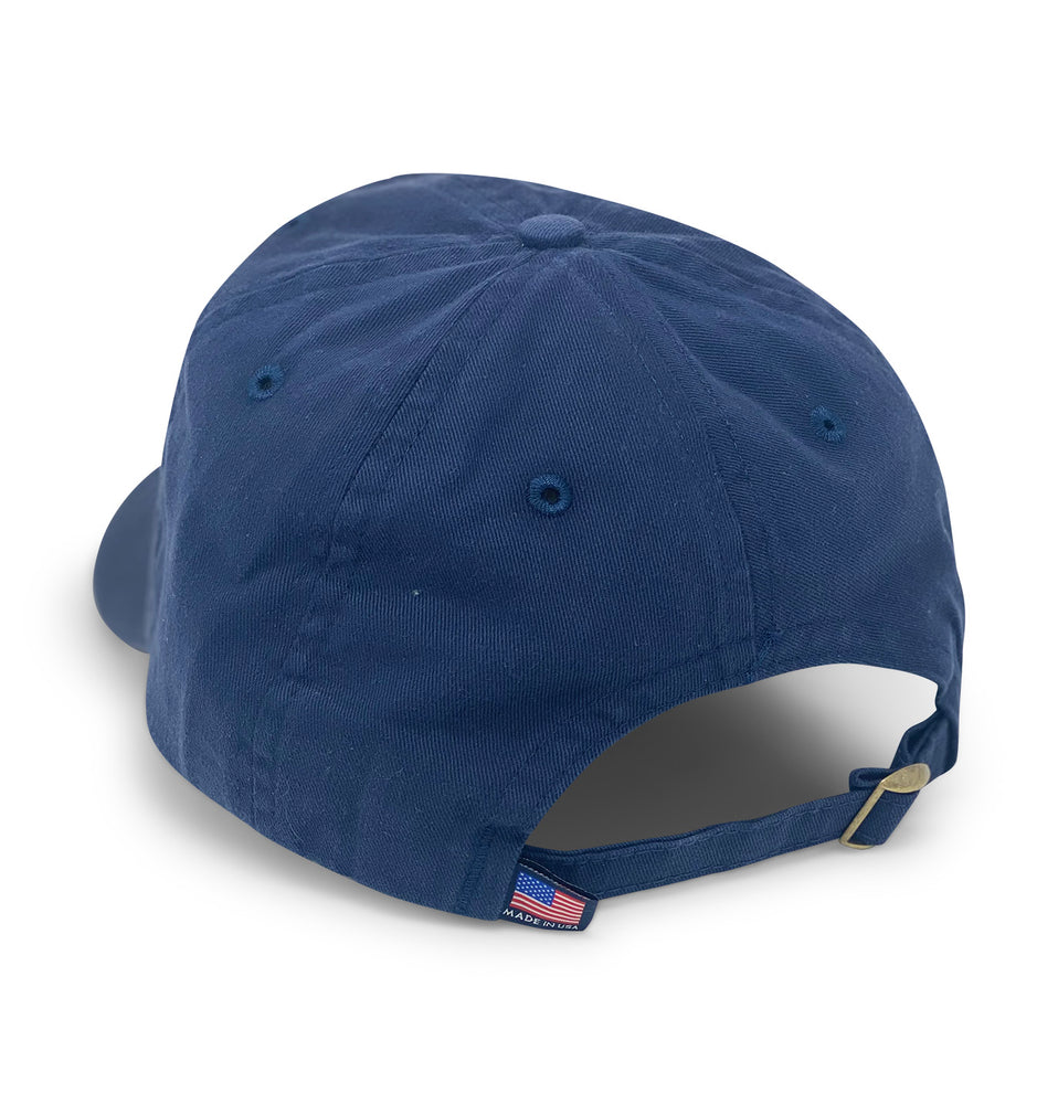 
                  
                    Load image into Gallery viewer, Skiff Dogs Logo: Badged Twill Cap - Navy
                  
                