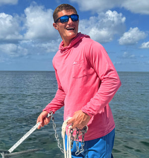 
                  
                    Load image into Gallery viewer, Skiff Dogs: Ocean Flex Hoodie - Fog Gray
                  
                