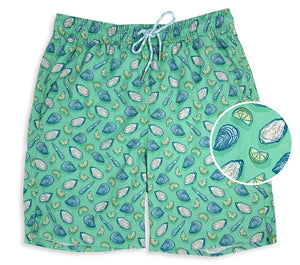 
                  
                    Load image into Gallery viewer, Oyster Affair: Swim Trunks - Mint
                  
                