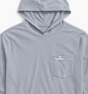 
                  
                    Load image into Gallery viewer, Skiff Dogs: Ocean Flex Hoodie - Fog Gray
                  
                