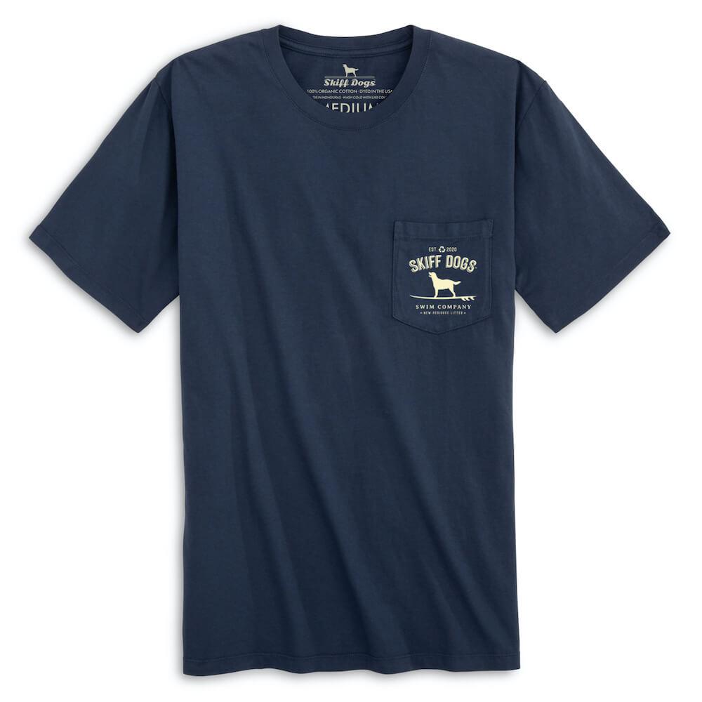 
                  
                    Load image into Gallery viewer, Hang Ten Hound: Pocket Short Sleeve T-Shirt - Navy
                  
                