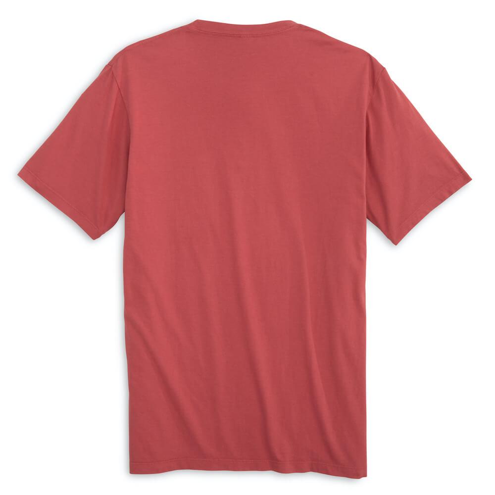 
                  
                    Load image into Gallery viewer, Marlin Mayhem: Front Print Short Sleeve T-Shirt - Port Side Red
                  
                