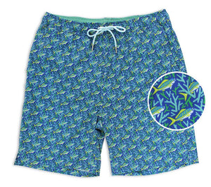 
                  
                    Load image into Gallery viewer, Staghorn Swim: Swim Trunks - Blue/Mint
                  
                