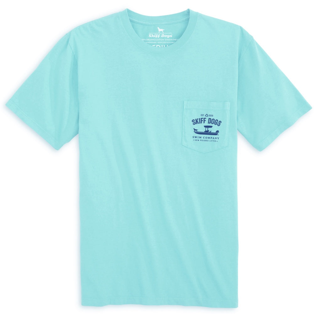 
                  
                    Load image into Gallery viewer, Summer Catch: Pocket Short Sleeve T-Shirt - Aqua
                  
                