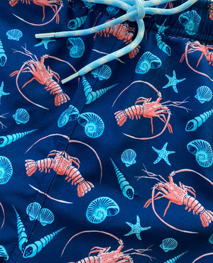 
                  
                    Load image into Gallery viewer, Spiny Lobster Season: Swim Trunks - Deep Blue
                  
                