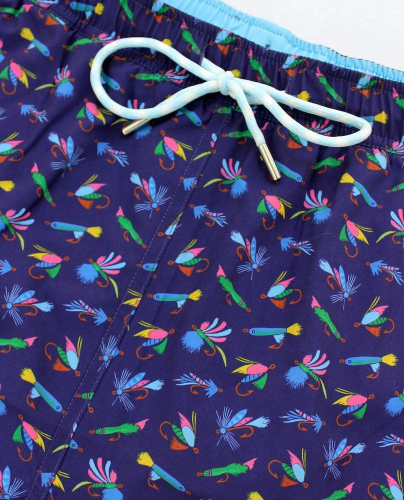 
                  
                    Load image into Gallery viewer, Let It Fly: Swim Trunks - Navy
                  
                