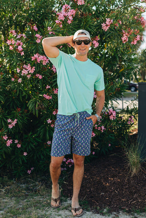 
                  
                    Load image into Gallery viewer, Mermaid Mixer: Swim Trunks - Navy
                  
                