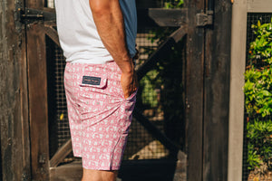 
                  
                    Load image into Gallery viewer, Pink Elephants: Swim Trunks - Pink
                  
                